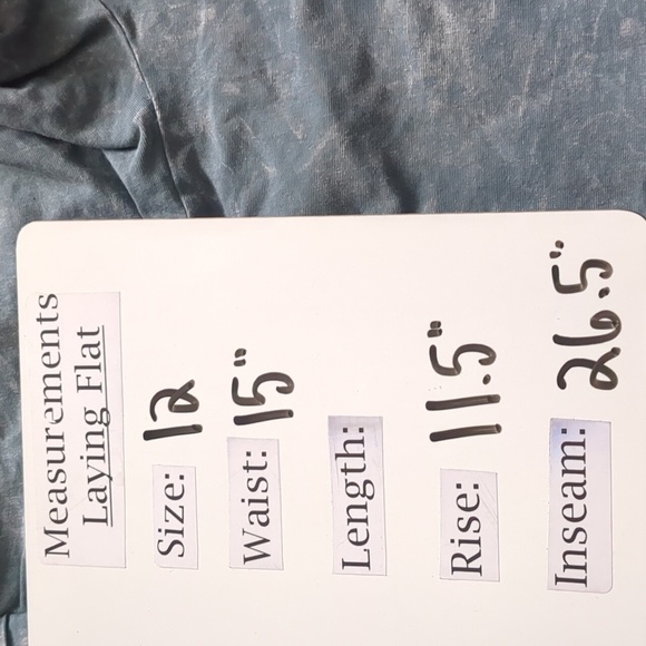 Boohoo Gray Acid Wash Elastic Waist Leggings size 12 - Picture 5 of 5